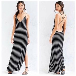 Urban outfitters striped maxi